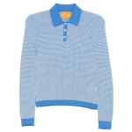 Guest In Residence Pique cashmere polo shirt