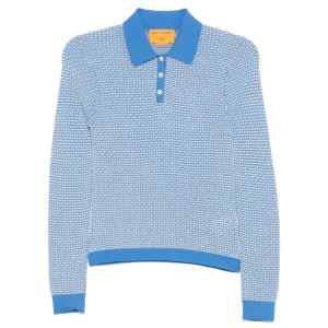 Guest In Residence Pique cashmere polo shirt
