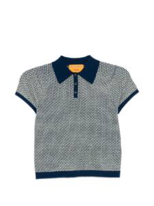 Guest In Residence Pique cashmere polo shirt