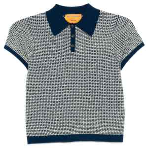 Guest In Residence Pique cashmere polo shirt