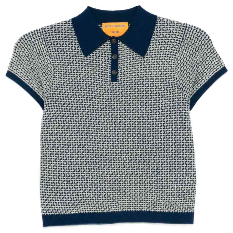 Guest In Residence Pique cashmere polo shirt