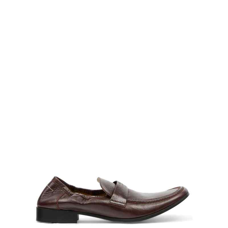MM6 Maison Margiela Swing-toe leather loafers