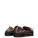 MM6 Maison Margiela Swing-toe leather loafers