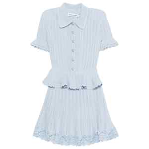 Self-Portrait Peplum mini dress