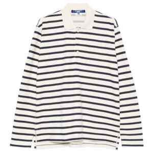 Junya Watanabe Striped cotton polo shirt