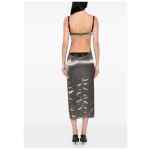 The Attico Fashion Satin midi dress