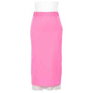 The Attico Fashion Wool midi skirt