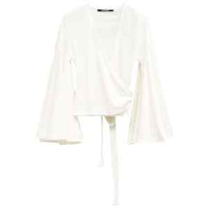 Jacquemus V-neck long sleeves La Cache Coeur Ventadou top
