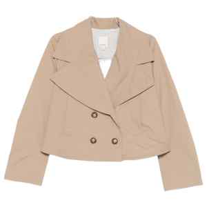 Emporio Armani Cotton double-breasted jacket