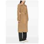 Golden Goose Suede leather trench coat