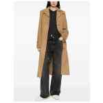 Golden Goose Suede leather trench coat