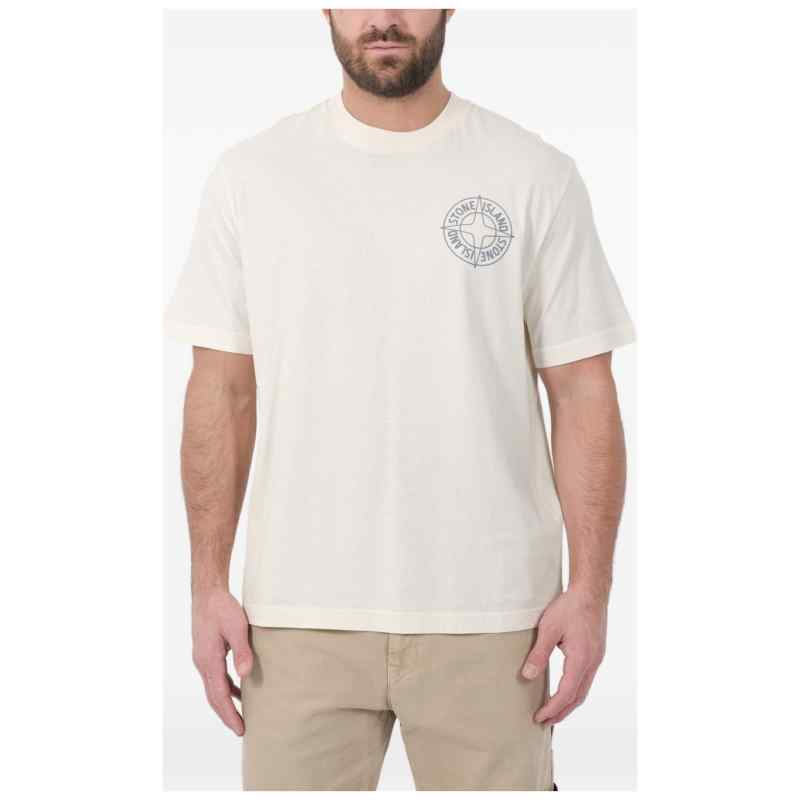 Stone Island Logo cotton t-shirt