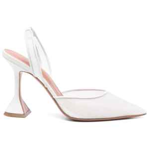Amina Muaddi Holli slingback pumps
