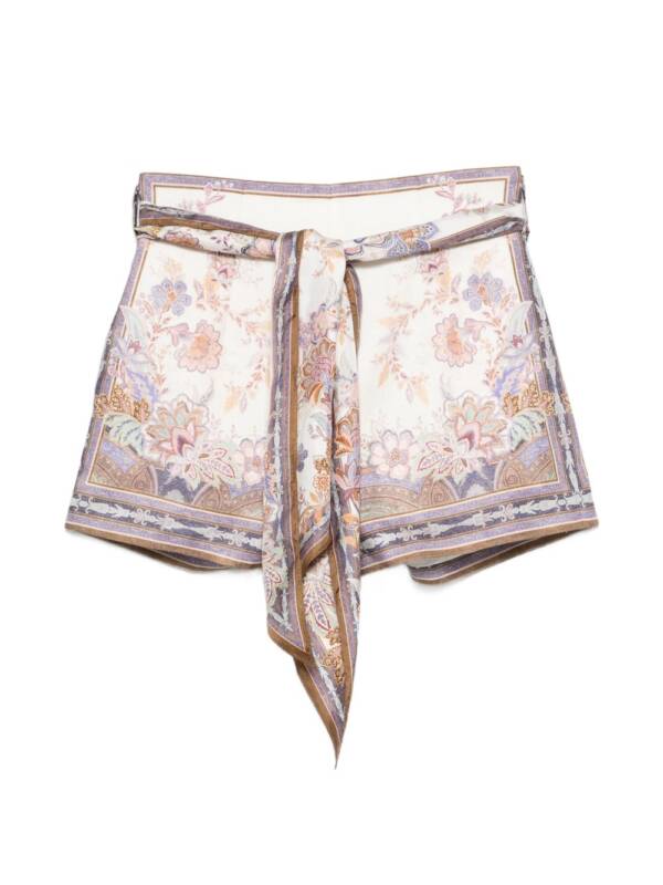 Zimmermann Luna linen shorts
