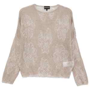 Emporio Armani Embroidered crewneck sweater