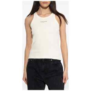 Maison Kitsuné Maison KitsunÃ© Logo cotton tank top
