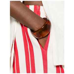 Forte Forte Striped drawstring trousers