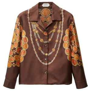 Versace Printed silk shirt