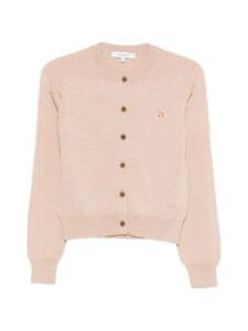 Maison Kitsuné Maison KitsunÃ© Baby Fox wool cardigan