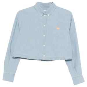 Maison Kitsuné Maison KitsunÃ© Baby Fox cropped shirt