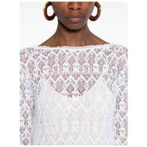 Forte Forte V-back Lace long dress