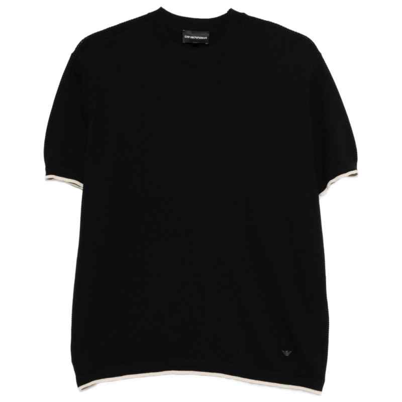Emporio Armani Cotton knitted t-shirt