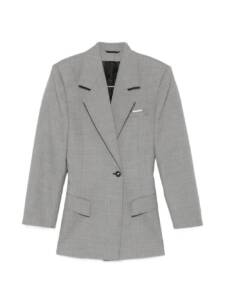 The Attico Fashion Wool blend single-breasted jacket