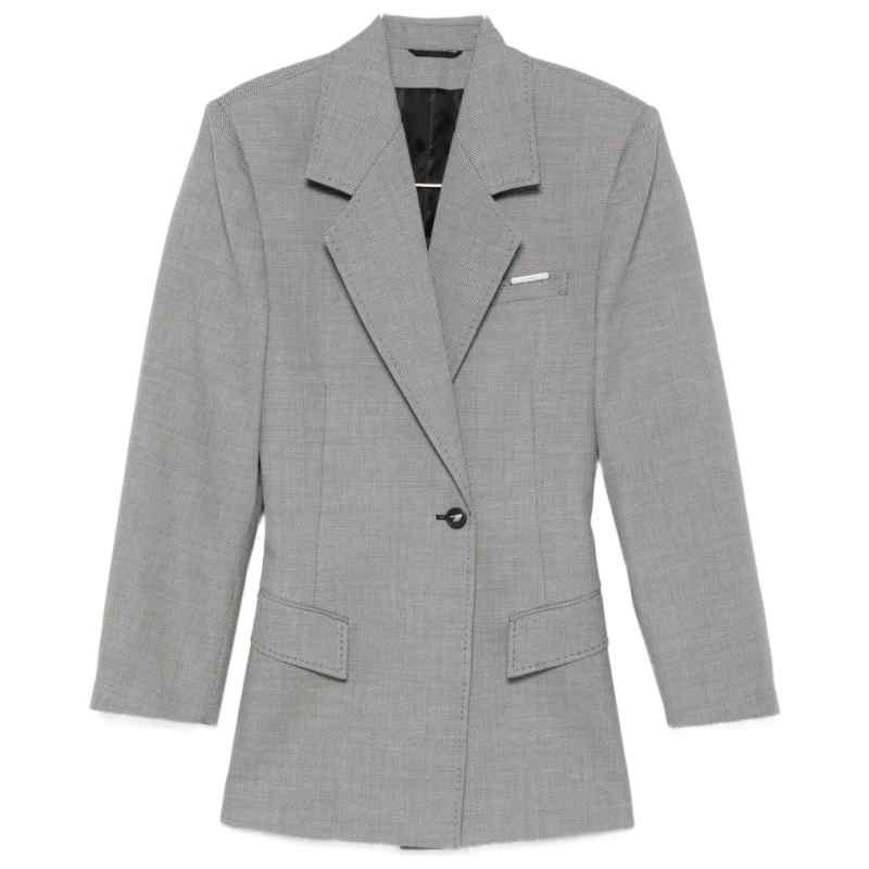 The Attico Fashion Wool blend single-breasted jacket