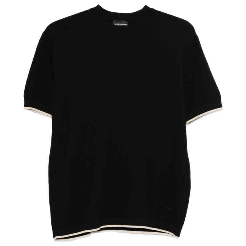 Emporio Armani Cotton knitted t-shirt