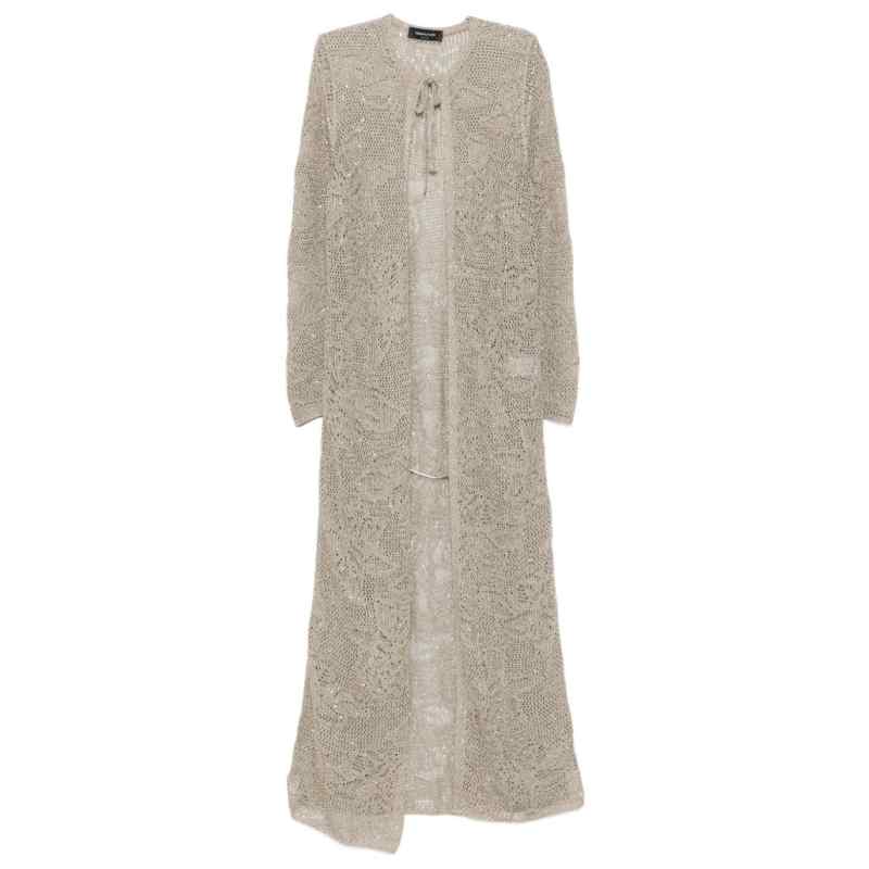 Fabiana Filippi Tie-detail long cardigan