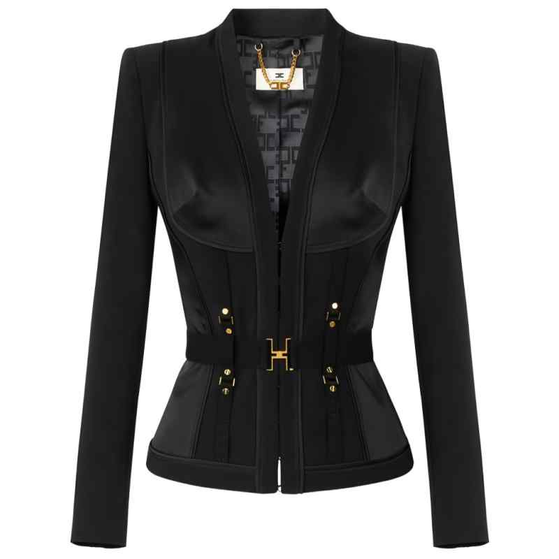 190184831-ss26-elisabettafranchimain-gi23362e2110 Elisabetta Franchi Single-breasted jacket