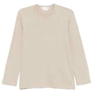 Comme Des Garcons Comme Des GarÃ§ons Linen and cotton blend t-shirt