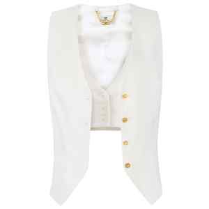 Elisabetta Franchi Linen blend vest