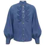 Zimmermann Denim applique shirt