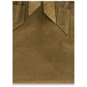 The Attico La Passeggiata leather shoulder bag