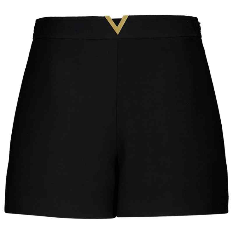 Valentino VLogo Signature wool and silk shorts
