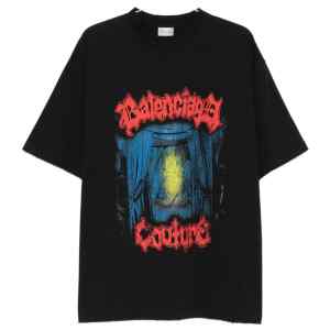 Balenciaga Printed cotton t-shirt