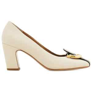 Ferragamo Gancini block heel pump