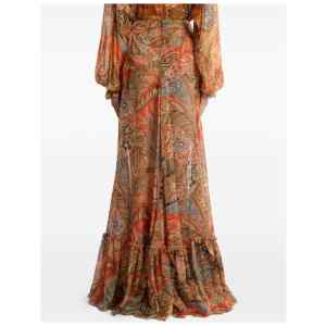Etro Printed long skirt