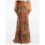 Etro Printed long skirt