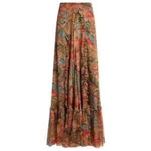 Etro Printed long skirt