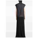 Courreges Denim sleeveless bomber jacket