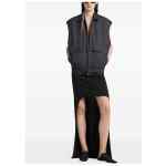 Courreges Denim sleeveless bomber jacket