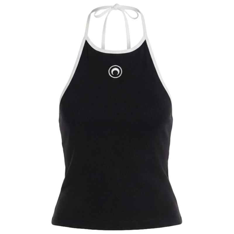 Marine Serre Moon cotton tank top