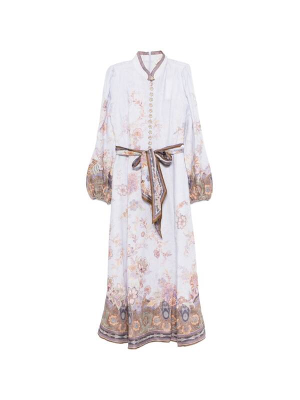 Zimmermann Luna linen midi dress