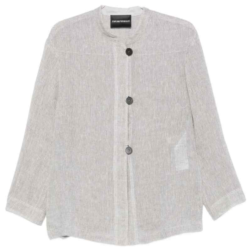 Emporio Armani Linen buttoned jacket