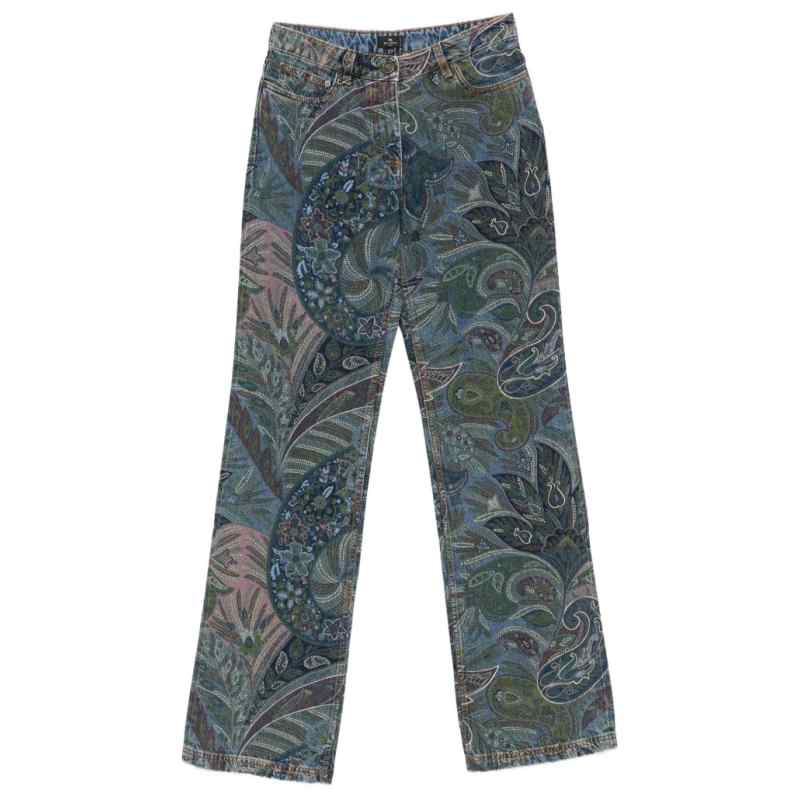 Etro Floral print flared jeans