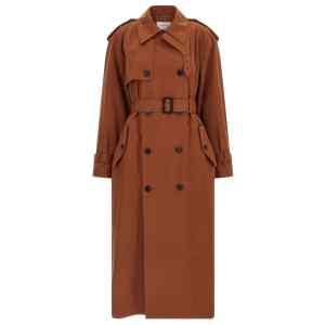 Saint Laurent Cotton and silk trench coat