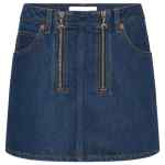 Marine Serre Denim mini skirt