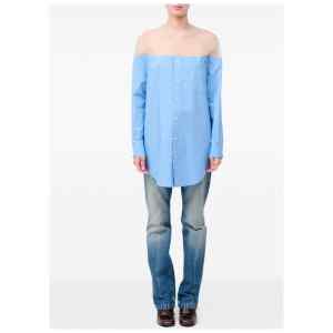 MM6 Maison Margiela Button Front Cotton Top